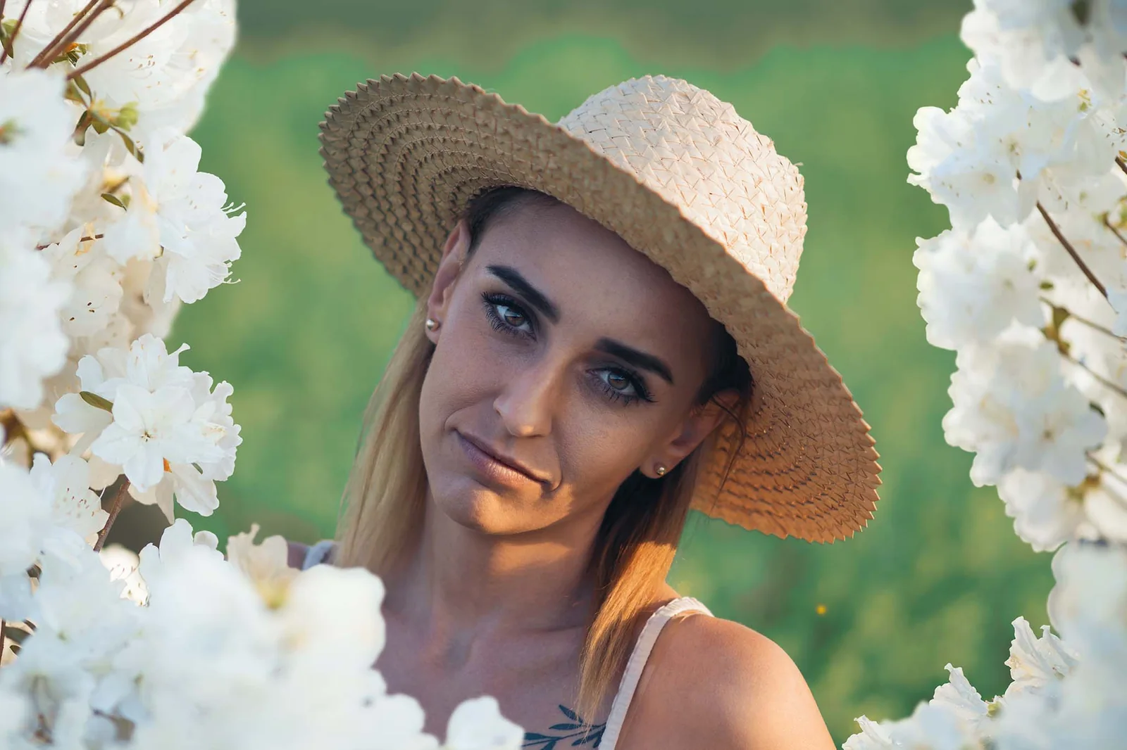 Portret w plenerze, miękkie światło