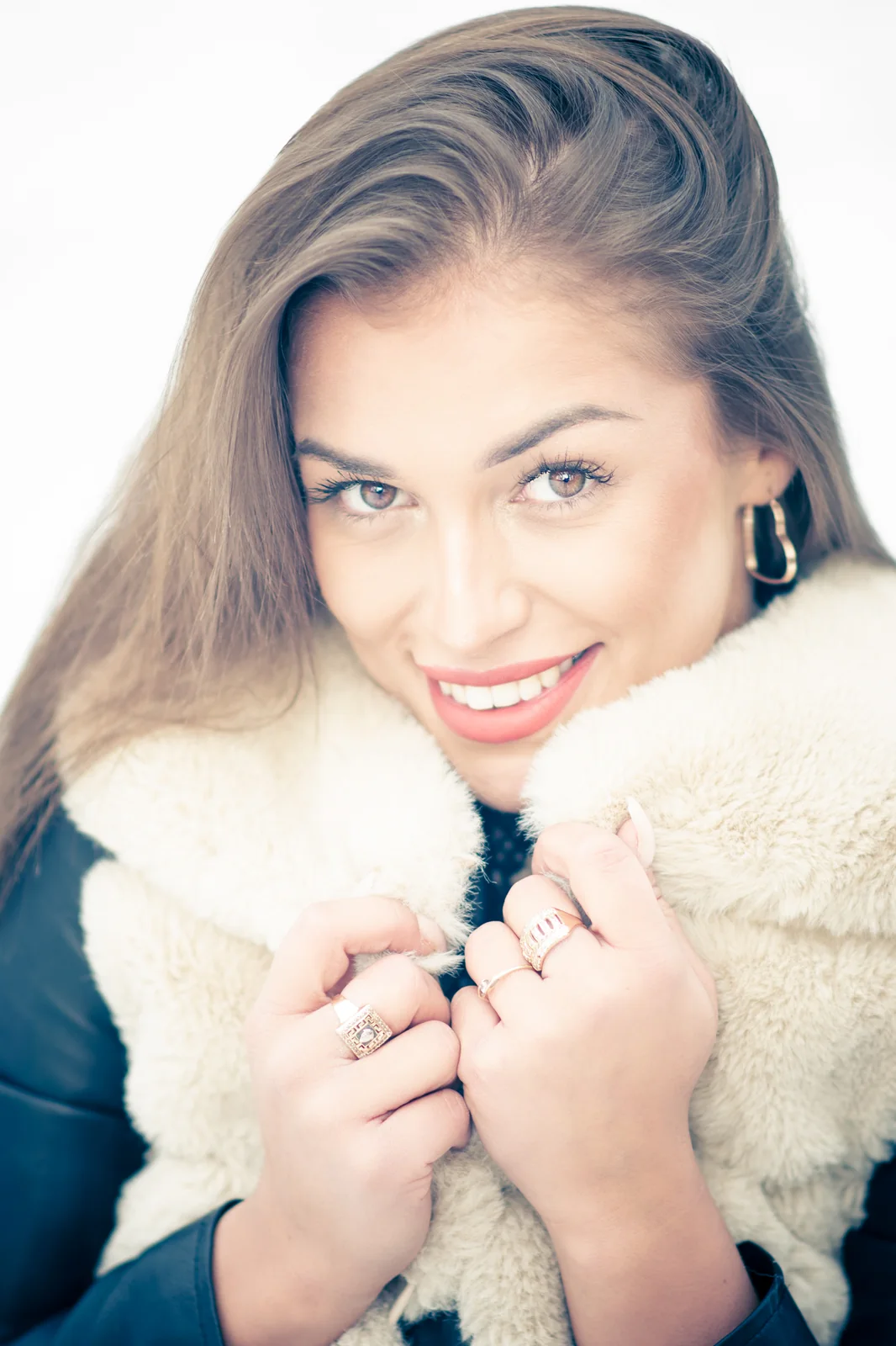Uśmiechnięty portret